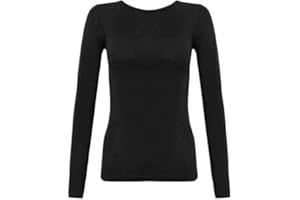 21Fashion Kids Plain Basic Top Long Sleeve Womens Girls Boys Uniform T-Shirt Tops
