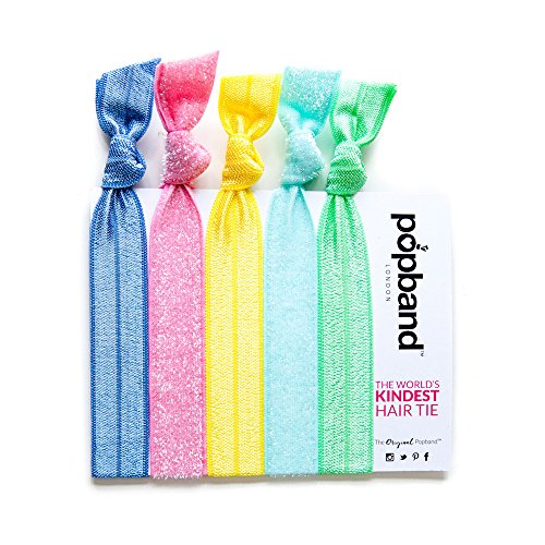 Popband Printed Ponytail Holder Hair Bands Ties Tutti Frutti 5
