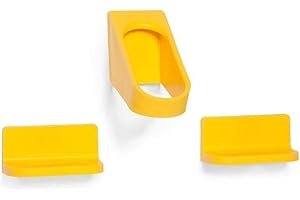 Cycloc Hero - Wall Mount Bike Storage Rack – Horizontal Pedal Hung Cycle Storage For Platform Pedals - Yellow