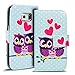 Produktbild Conie Handyschutz für Samsung Galaxy S6 Edge Plus, S6 Edge+ - Muster Motiv Hülle, Klappcover Print Design, FlipCase Etui im Booksytle, Galaxy S6 Edge Plus Tasche