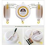 SHILOH Deluxe Baby Plüsch Kinderbett Mobile mit 60 Songs Spieluhr und arm - 6