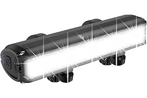 MONKEY HOME Ahead Frontlicht 1000-3250 Lux Superhelle LED Fahrradlampe, 2000-8000 mAh Mobile Leistung, StVZO Standard für Erwachsene Straße, MTB Off-Road Radfahren Pendeln