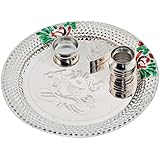 Sri Jagdamba Pearls Designer Pooja Thali