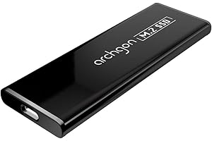 Archgon C50 SSD externo M.2, 480 GB, USB 3.1, Gen 2 (Type-C), color negro