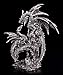 Produktbild Drachenfigur 27 cm - Mutter mit Drachen Kind - Fantasy Gothic Deko Figur