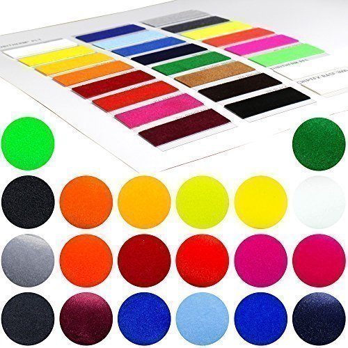 POLI TAPE FlockFolie 001 Weiß 0,5m x 1m Tubitherm PLT Poli Flock Folie für T Shirt und Bekleidung