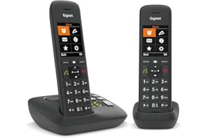 Gigaset Premium C575A Cordless Phone, Twin Handset with Answer Machine and Nuisance Call Block
