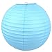 Produktbild Lampion Kugel Ball Papier 35x35cm blau Laternen Party Geburtstag