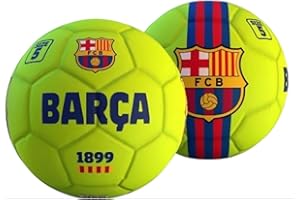 JYC CREATIVE Balón de Fútbol Oficial del Barcelona, Pelota para Jugar al Fútbol, Regalos Ideales para Aficionados, Regalo para Niños, Chicos y Adultos, Soccer Ball,