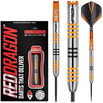 Crazy-m Dartpfeile mit Stahlspitze, 22 Gramm Steeldarts Metallspitze