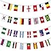 Produktbild My Planet 32 x Welt Flaggen Premium Qualität Karte GIANT Wimpelkette Extra Großen 12 m Multi-Nation Party Dekoration Banner