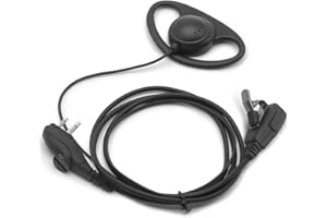 NEWASHAN Oreillette Casque Écouteur pour HYT Hytera Radio TC-446S TC-508 TC-610 TC-620 TC-1600 BD502 BD502i BD505 BD615 PD402i PD405 PD415 PD482i PD502 PD505 PD565 Power446 Talkie Walkie 2 Broches