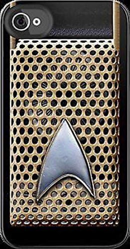 **Compatible with APPLE IPHONE 7 MODEL only** STAR TREK COMMUNICATOR themed REAR COVER / REAR CASE ≈ perfect for trekkies or trekers ≈ A great novelty and functional gift to protect your phone - perfect for Birthday Christmas Mothers or Fathers Day - clip on plastic smart phone smartphone rear cover case novelty gift gifts present presents
