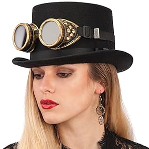 Carnival Toys – Gafas steampunk sobre cartón, multicolor (6929)
