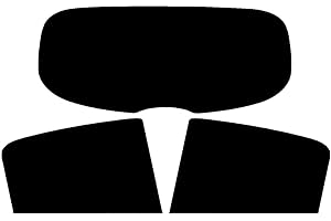 PSSC WINDOW FILM PSSC Pre Cut Rear Car Window Films for Peugeot 207 5 Door Hatchback 2007 to 2016 20% Dark Tint