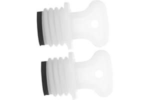 jojofuny 2pcs Hot Water Bag Replacement Stopper, Rubber Hot Water Bag Stoppers, Reusable Sealing Stopper Anti-Leak Hot Water Bottle Cap, 1.55cm Diameter