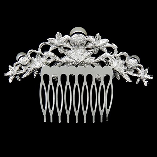Yulakes Handgefertigt Hochzeit Braut Hochzeit Haarkamm Kristall Strass Haarspange Haarschmuck - 4