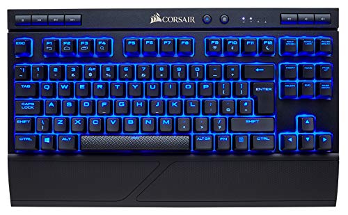 Corsair K63 Wireless Tastiera Meccanica Gaming, Cherry MX Red, Retroilluminato LED Blu, Italiano QWERTY, Nero