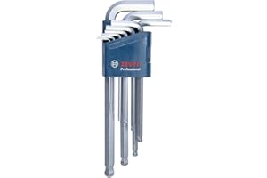 Bosch Professional Winkelschlüssel Set Hex 9tlg. (1.5 - 10.0mm)