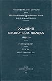 Image de Documents Diplomatiques Francais, 1939: 26 Août - 3 Septembre