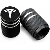 E-Garaj Tesla Model Y Juniper ile Uyumlu Al&uuml;minyum Sibop Kapak Seti (Siyah Renk 4 Adet)