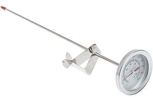 BIlinli Sonde de thermomètre à Cadran en Acier Inoxydable, Mesure de la température de la cuve de Brassage Homebrew