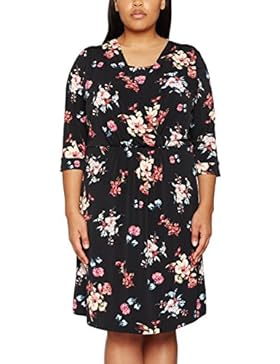Ulla Popken Damen Kleid Kleid mit Blütenprint