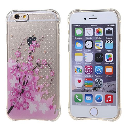 Samidy iPhone 6 6s Case, Shock-proof Transparent Case for iPhone 6 4.7'' with a Screen Protector