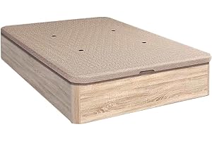 Shiito | Canapé Adar con Amplio Almacenamiento | Tapa Transpirable 3D y ventilación Mejorada con 4 válvulas | Descanso y Confort asegurados | Acabado Cambrian - 135x190 cm