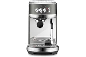 Sage - The Bambino Plus - Macchina Caffè Compatta con Montalatte Automatico per Microschiuma, Pre-infusione a Bassa Pressione e Riscaldamento Veloce in 3 Secondi - Acciaio Inox Nero