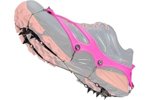 Nortec Crampones Trail 2.1 para Winter Trail Races Carrera de Invierno sobre Hielo y Nieve, Micro Crampones Zapatillas Minimal con Funda