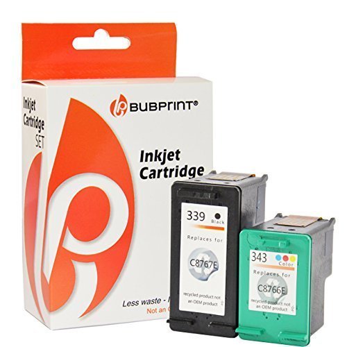 Druckerpatronen kompatibel für HP 343 + 339 black + color