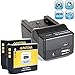 Produktbild Bundlestar Akku Ladegerät 4 in 1 inkl Ladeschale für Nikon EN-EL12 + 2x PATONA Ersatzakku für Nikon EN-EL12 passend zu -- Nikon CoolPix A900 S9900 S9700 S9600 S9500 S9400 S9100 S8200 S8100 S8000 P340 P330 P310 P300 S31 S800c S6150 S6200 S6300 S70 S710 S640 S630 S620 S610 S1100pj S1200pj AW100 AW110 AW120 AW130 usw. -- NEUHEIT mit Micro USB Anschluss !