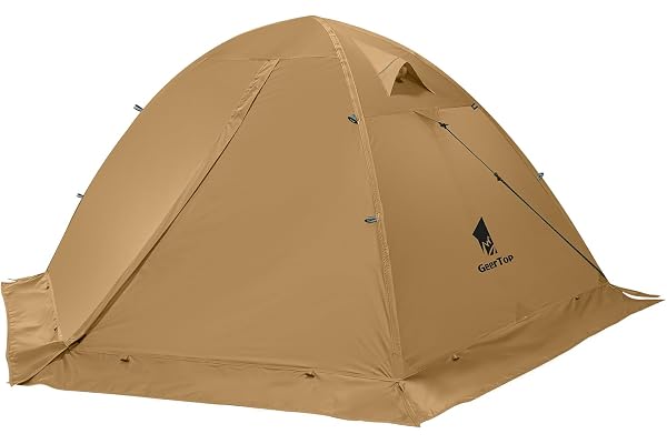 GEERTOP Tente de Camping 2 Personnes 4 Saisons Imperméable Portable Tente de Dôme Facile à Installer pour Camping Randonnée Trekking