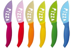 Excelsa Brunch Time assortiment de 6 couteaux à pizza Multicolore