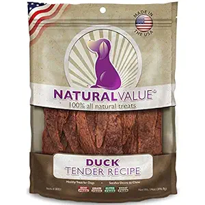 Natural Value Treats 14oz-Duck Tenders