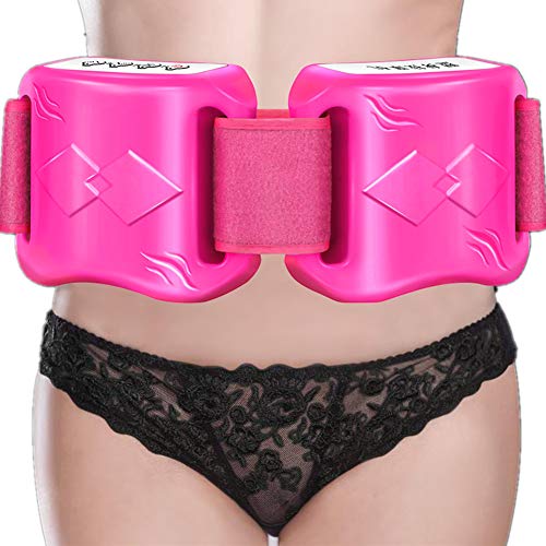 Preisvergleich Produktbild Lecc Elektrische Vibration Massage Gürtel Wireless Wiederaufladbare Fitness-Maschine Faul Abnehmen Gewichtsverlust Massage Gürtel Dünnen Bauch Ofenrohr,Red