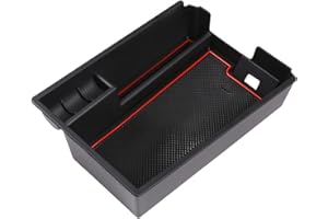 SXCY Compatible con BMW Serie 3 G20 Central Consola Organizador Reposabrazos, reposabrazos Guantera Organizador Caja de almacenamiento con alfombrilla antideslizante G20 Accesorios 2019-2021