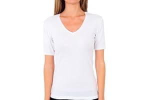 Playtex Camiseta manga corta térmica fibra de invierno con toque femenino Mujer x1