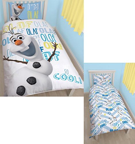 DISNEY OFFICIAL CHILDREN'S KIDS SINGLE DUVET COVER &amp;PILLOW BEDDING SETS/CURTAIN (rozen Olaf single Duvet Set)