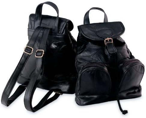 Maxam?Italian MosaicTM Design Genuine Lambskin Leather Backpack/Purse by Italian Mosaic