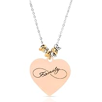 COLLANA CHIAMA ANGELI SALISCENDI CIUCCIO CHARM CUORE DI MAMMA – SAGA