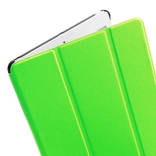 Invero® Premium Leder Smart Cover Case Schutzhülle Etui Tasche für Apple Ipad Air / Ipad 5 5th Gen mit Rückenschutz und Unterstützt Sleep / Wake Funktion umfasst Displayschutzfolie & Stylus (Grün / Green) - 9