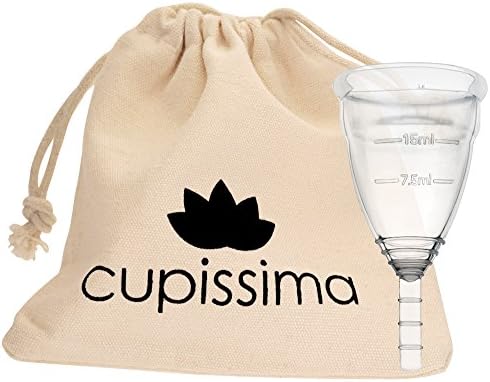 Cupissima – Transparent Menstrual Cup – large size