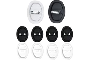 WBZOWRB 8 Pezzi Copertura Protettiva Per Chiusura Portiera In Silicone Per Auto,Copertura Della Serratura Della Portiera 'Auto,Adesivo Protettivo Per Chiusura Per Auto, Protezione Portiere Auto Porta