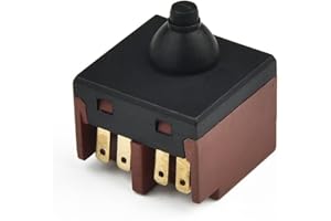 HomeVortex 1 paio di interruttori per smerigliatrice angolare, interruttore a pulsante di ricambio, facile da maneggiare e installare