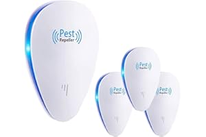 VNEED Ultrasonic Pest Repeller, Indoor Electronic Repellent Plug in Pest Control for Mice, Cockroaches, Ants, Fly, Mosquitoes, Rodent, Harmless to Pets and Human