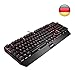 Produktbild LESHP Mechanische Gaming Tastatur USB,Mechanische tastatur red switches,105 Tasten ,Red rot Beleuchtete Mechanische Gaming- Schwarz - QWERTZ, deutsches Layout