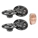Car Speaker Package of 2x Crunch CS693 6x9-Inch Full Range 3-Way Black Upgarde Audio Stereo Coaxial Speakers Bundle Combo With Enrock 50 Foot 18 Gauge Speaker Wire RS.13849.00
