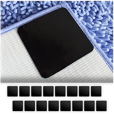 Sécurité Tapis Enfant Pinces à Tapis Daily Treasures - Lot De 8, Antidérapantes à Points - 9.5x9.5cm - Pour Sols Durs Et Carrelage Retina Antiscivolo Per Tappeti